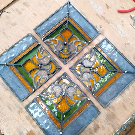 Puits de lumière en vitrail à Lille