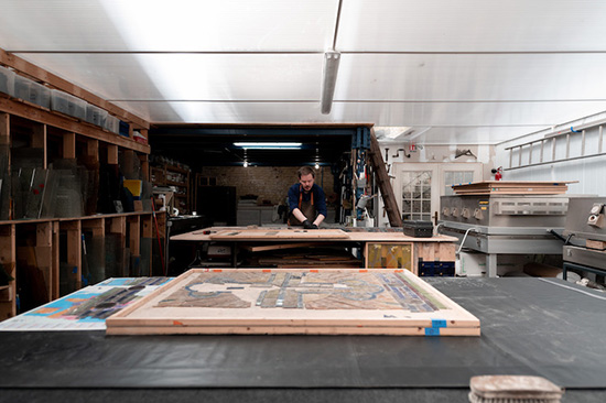 Atelier de vitrail à Lille